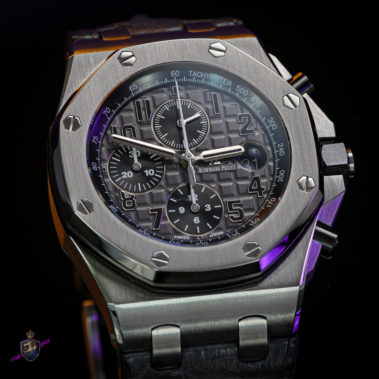 Audemars Piguet Royal Oak Offshore 42mm Elephant Chronograph 26470ST Box Papers