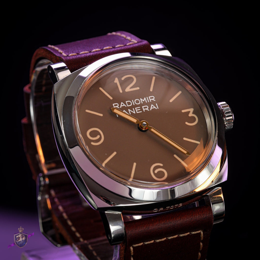 Panerai Radiomir 1940 PAM00662 3 Days Acciaio 47mm Tobacco Dial Limited Ed 1000