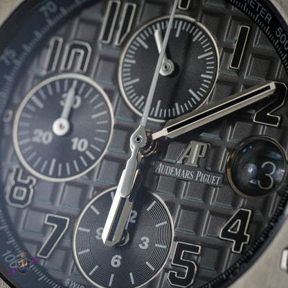 Audemars Piguet Royal Oak Offshore 42mm Elephant Chronograph 26470ST Box Papers