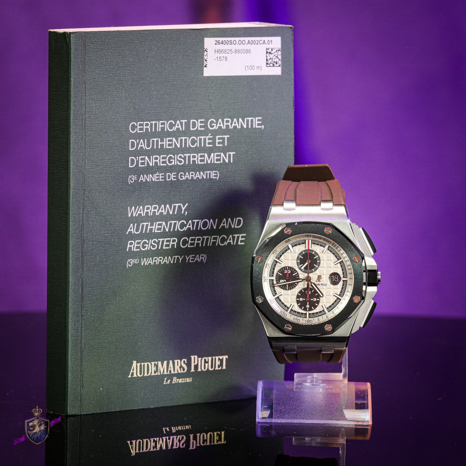 Audemars Piguet Royal Oak Offshore 26400SO “Panda” 44mm Chronograph Watch Papers