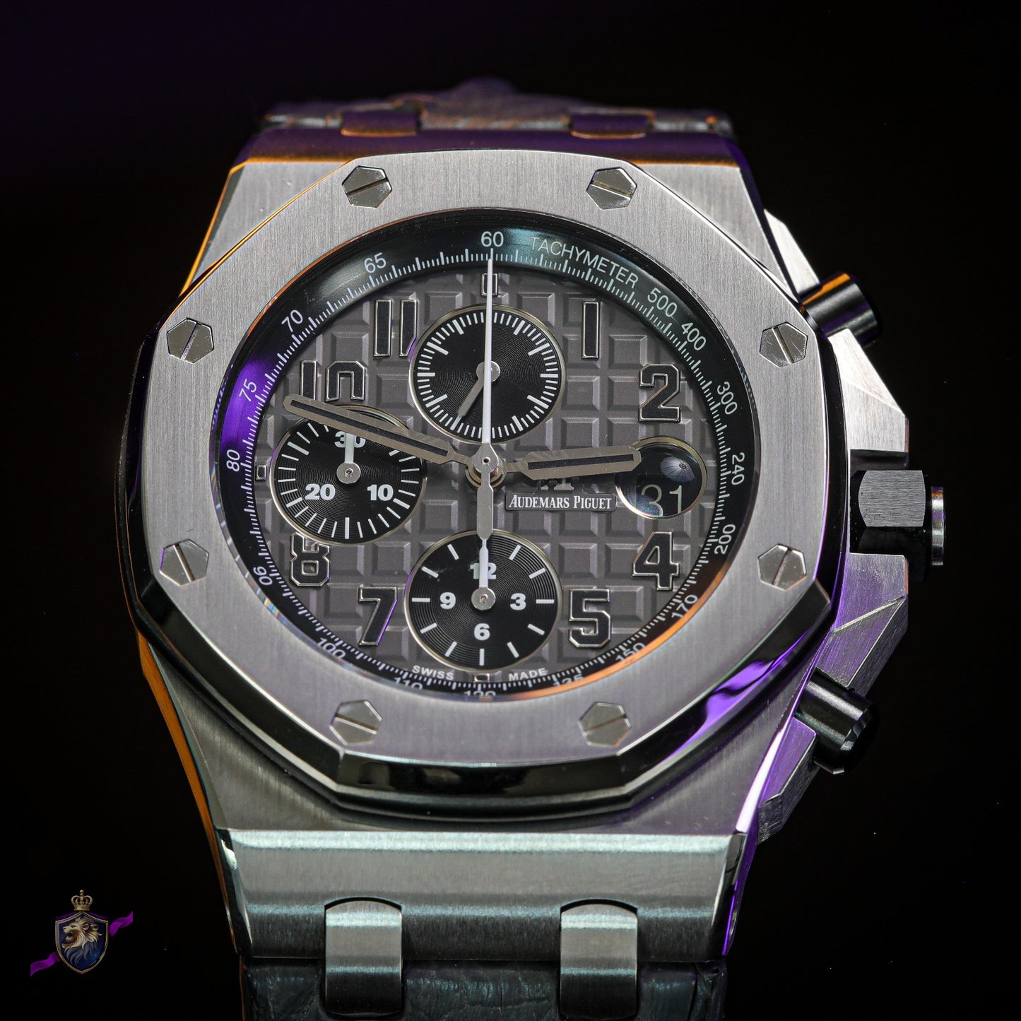 Audemars Piguet Royal Oak Offshore 42mm Elephant Chronograph 26470ST Box Papers