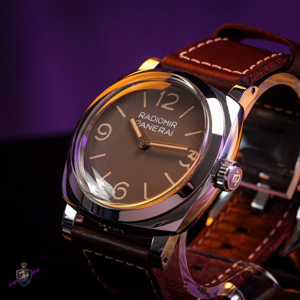 Panerai Radiomir 1940 PAM00662 3 Days Acciaio 47mm Tobacco Dial Limited Ed 1000