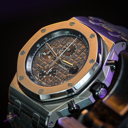 Audemars Piguet Royal Oak Offshore 42mm Elephant Chronograph 26470ST Box Papers
