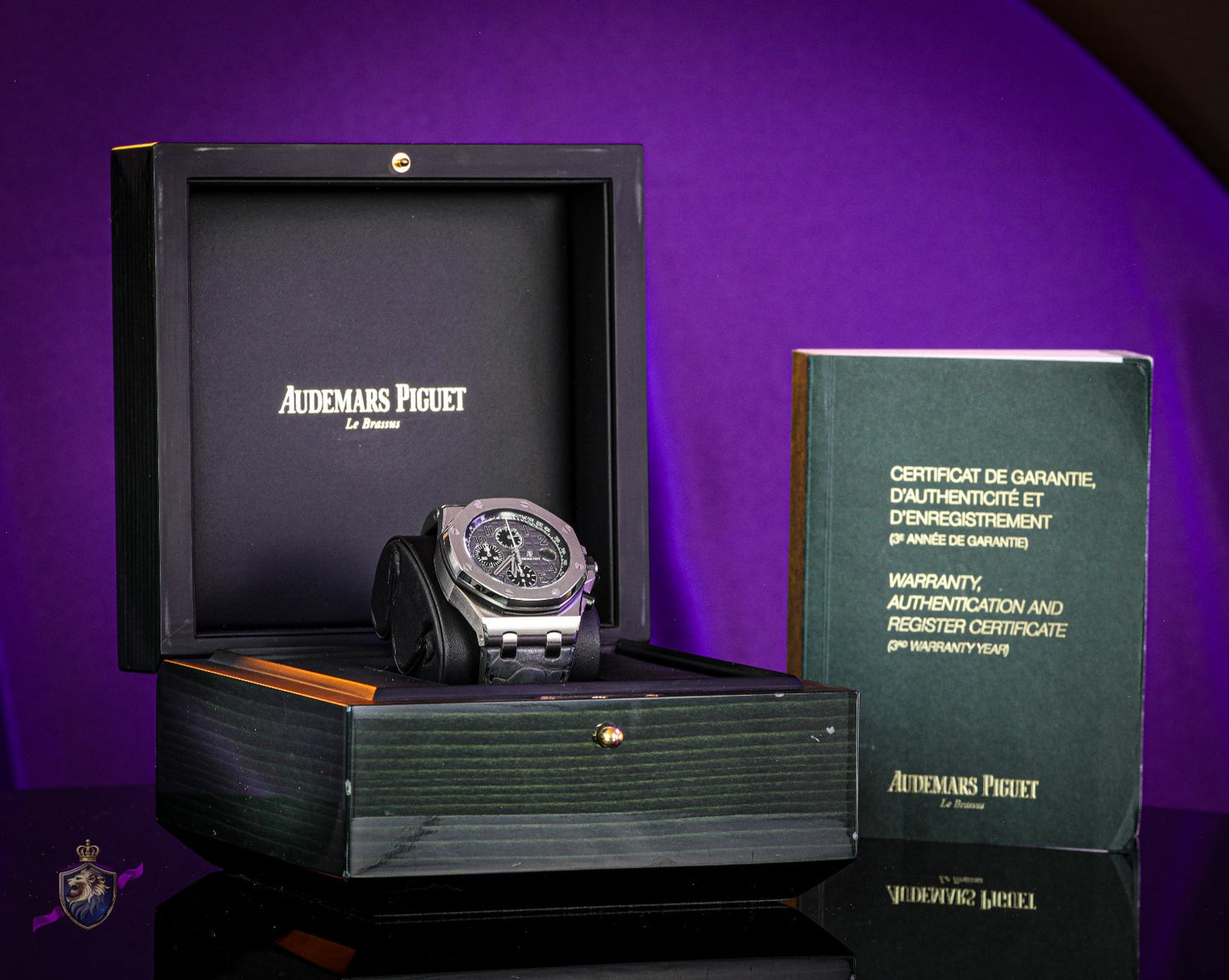 Audemars Piguet Royal Oak Offshore 42mm Elephant Chronograph 26470ST Box Papers