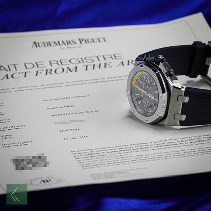 Audemars Piguet Royal Oak Offshore Diver Chrono 26703ST 42mm Ltd Ed Box Archives