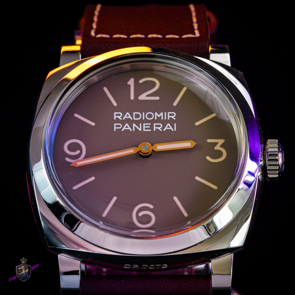 Panerai Radiomir 1940 PAM00662 3 Days Acciaio 47mm Tobacco Dial Limited Ed 1000