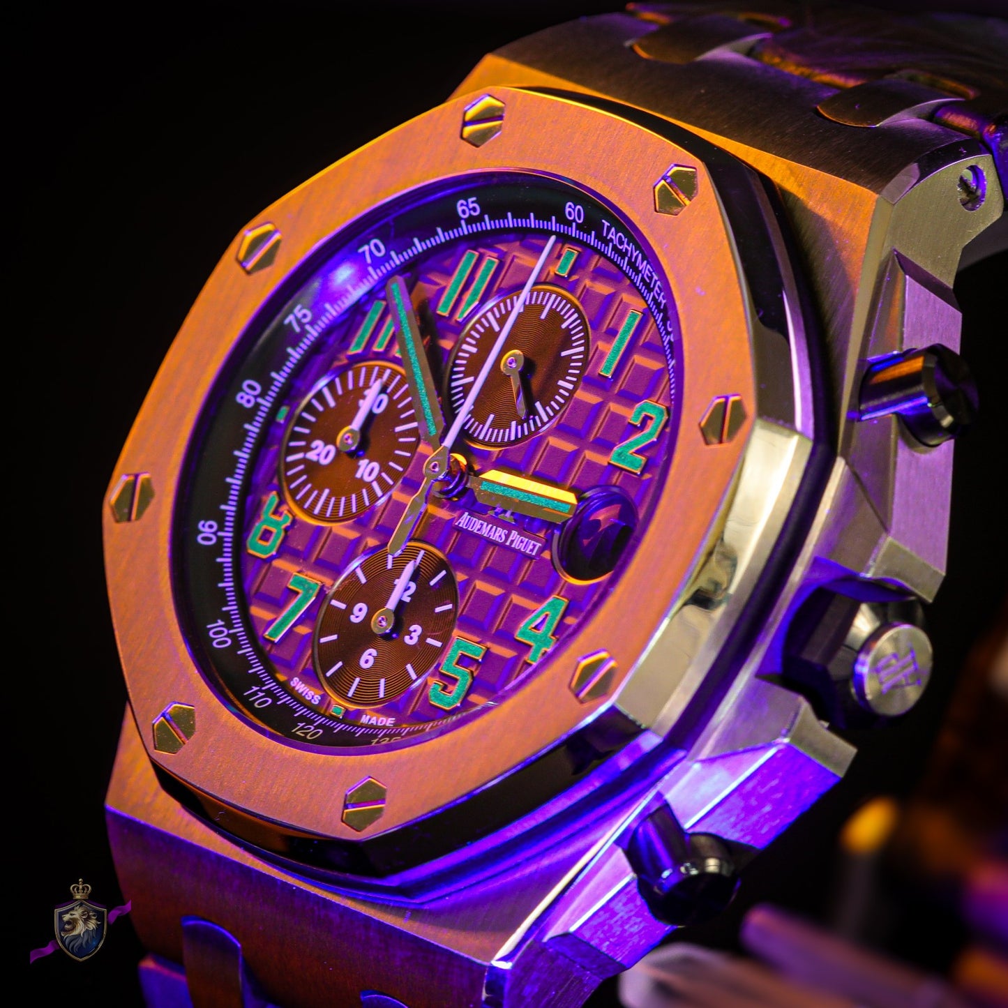 Audemars Piguet Royal Oak Offshore 42mm Elephant Chronograph 26470ST Box Papers